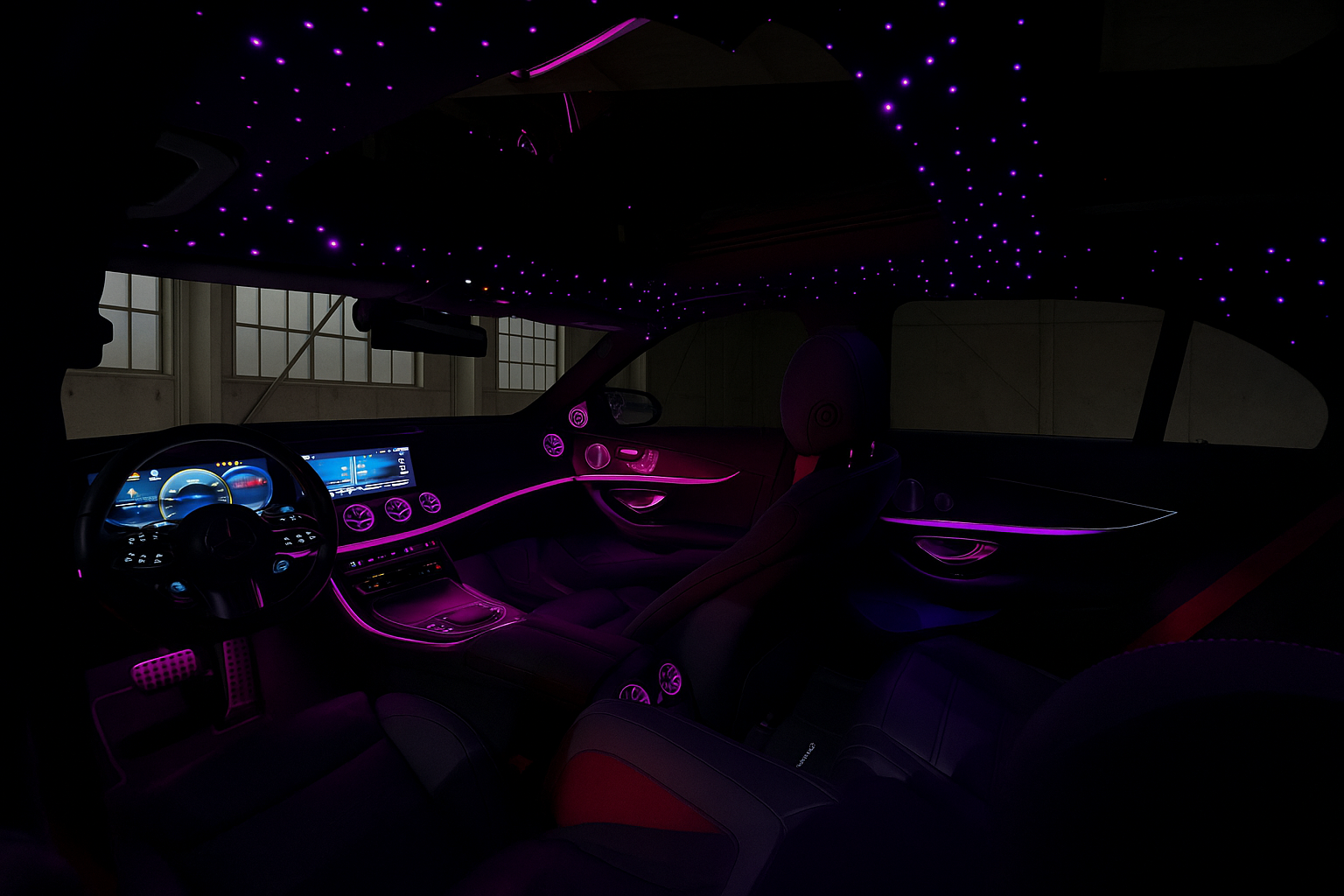 Mercedes E53 AMG Ambiente Sternenhimmel